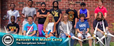 Hanover 4-H makers show off their projects.