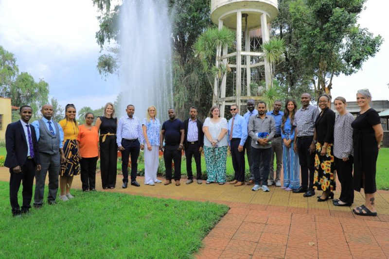 Virginia Tech researchers participating in the 2024 Global Opportunity Initiative joined nine faculty members from the Jimma University in touring smallholder farms, food processing facilities, and local schools in Ethiopia. Photo by Erin Ling for Virginia Tech. 