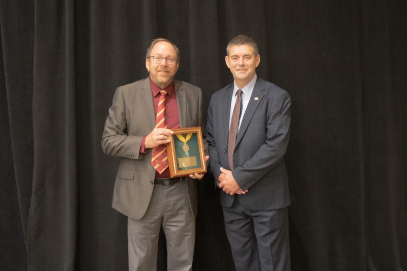 Michael Goatley Receiving 2023 PGMS Gold Medal Award