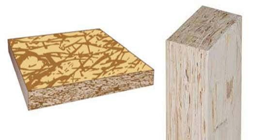 Figure 3: Madera de fibra laminada (LSL) (CWC, 2021b; Naturally Wood, 2021a)