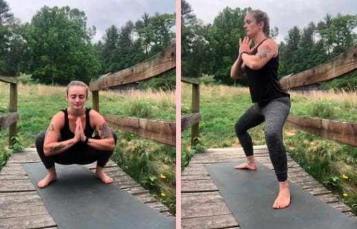 Deep Squat / Goddess Pose