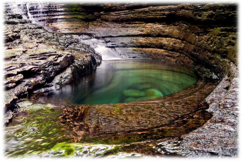 Devils Bathtub, USFS Devils Fork Trail, Scott County, VA.